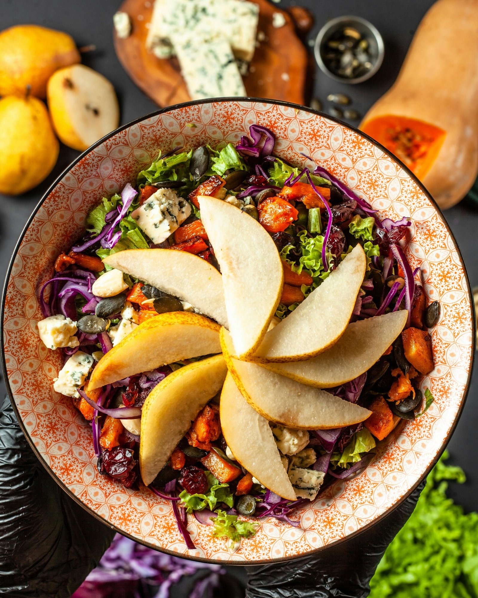 Top View of a Salad